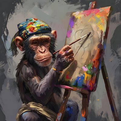 Der malende Schimpanse: Ein Künstlerporträt